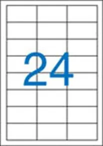 Etykieta, ILC, 64,6x33,8 mm, 2400 szt./opak., VICTORIA